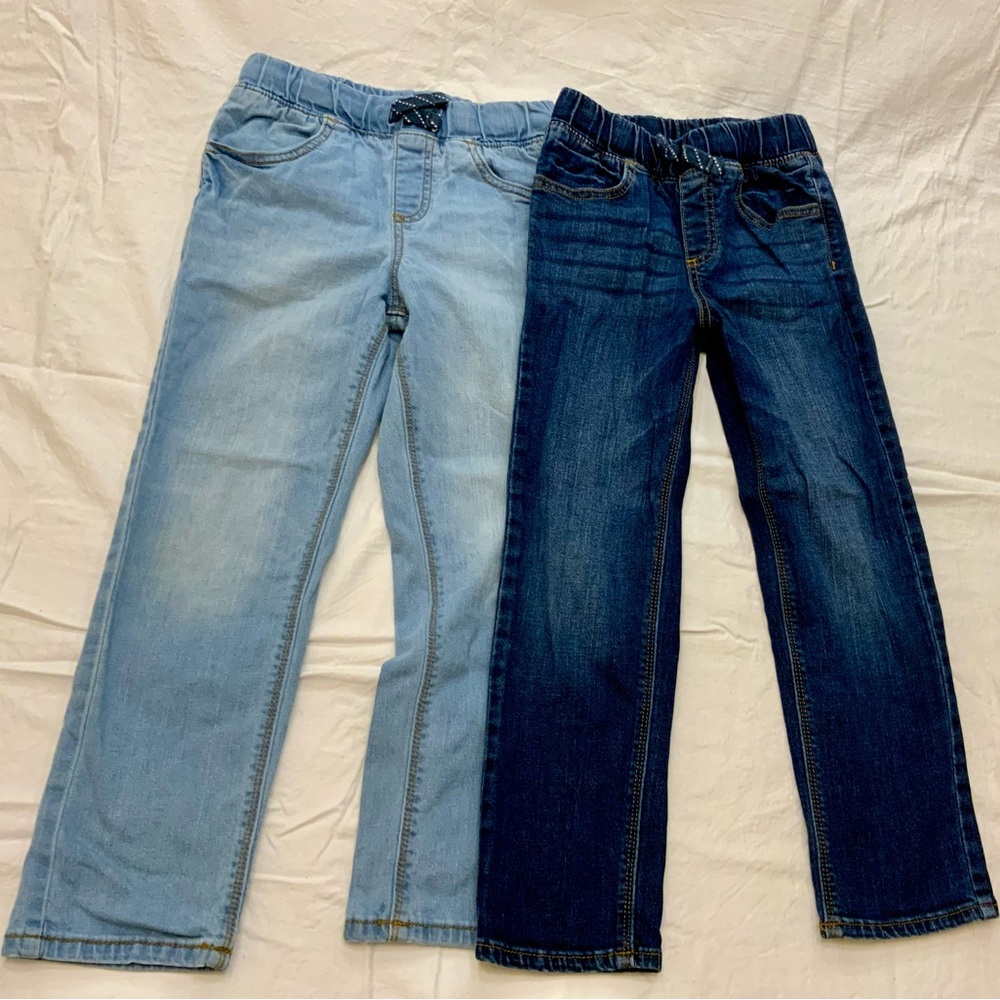 Jumping Beans Light and Dark Blue Kids Jeans